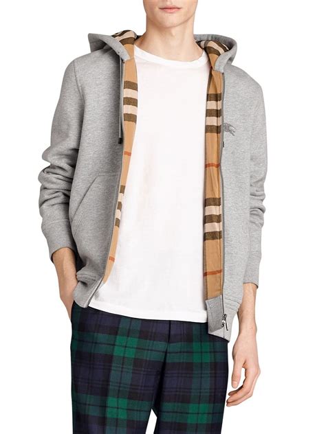 burberry hoodie pullover grey.